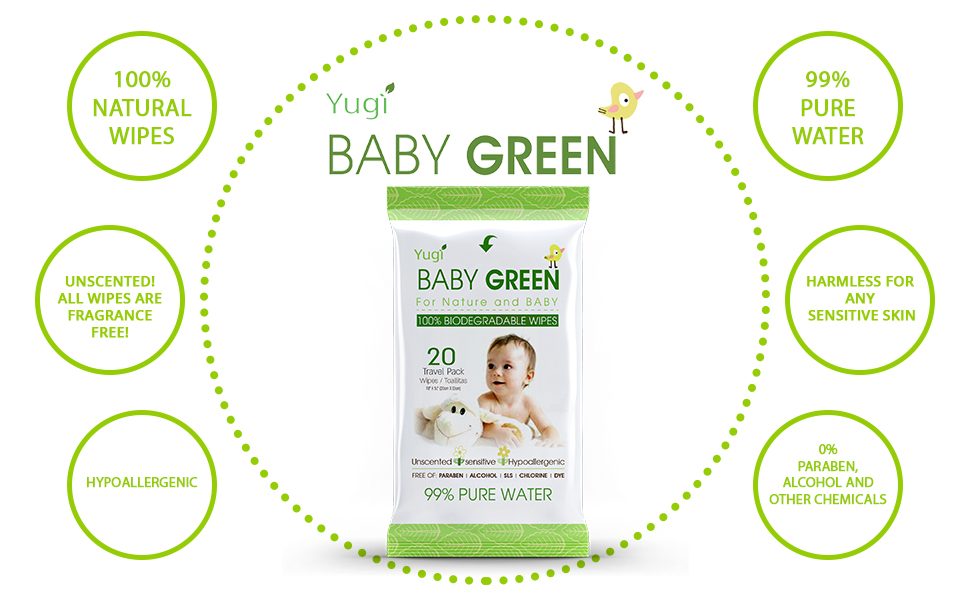 Travel Pack Baby wipes